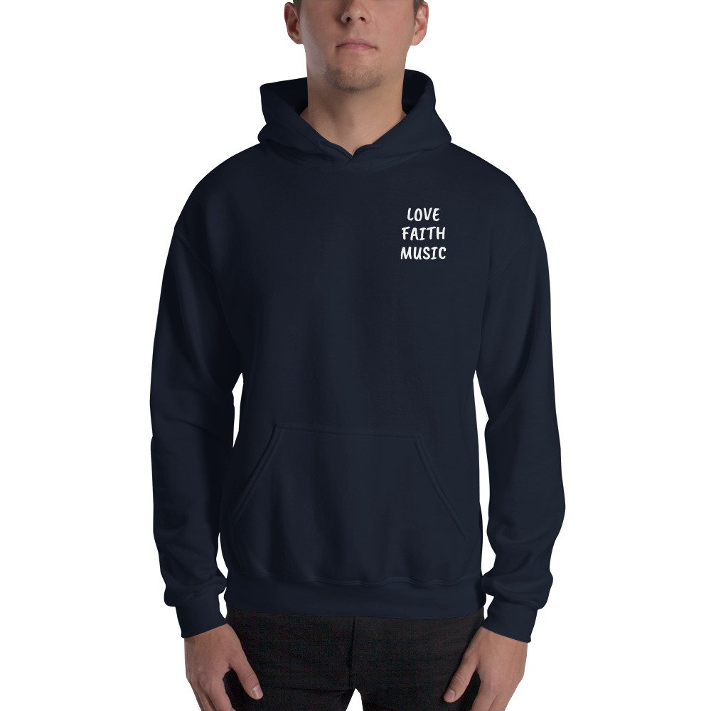 Download "Love, Faith, Music" Hoodie - Lucky One