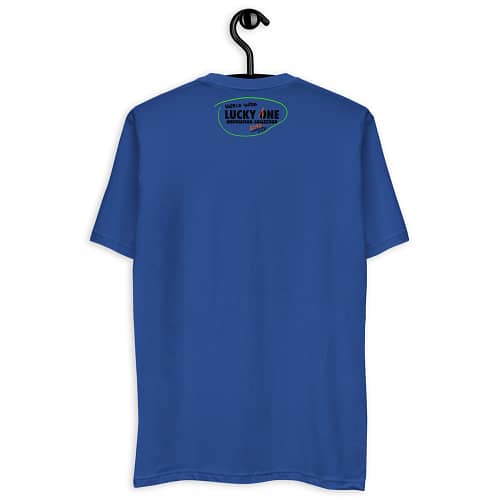 Royal blue DESIGNER T-shirt - back
