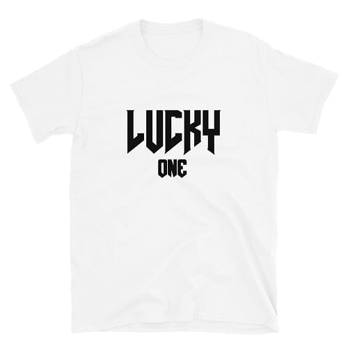 Lucky One V3 white t-shirt